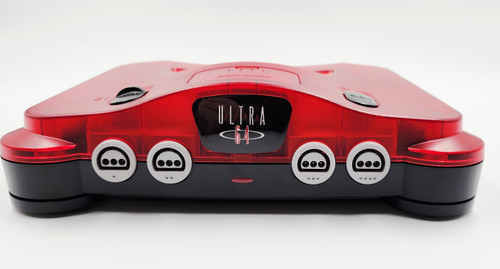 Black Cherry Nintendo 64 RGB Console Bundle with EverDrive 64 X7