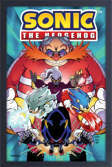 Sonic the Hedgehog - Lamar Walls - Framed Gel Coated Poster