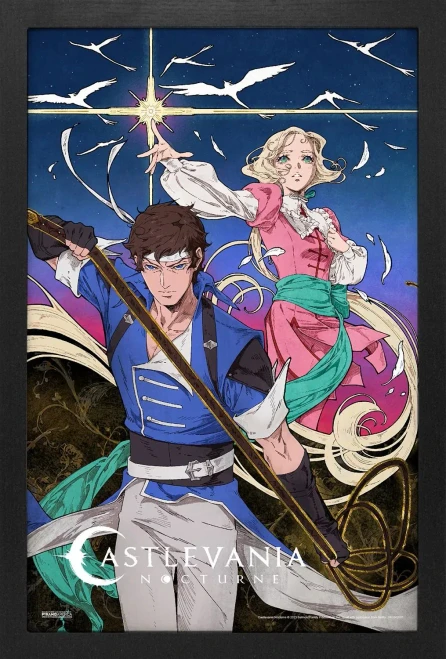 Castlevania: Nocturne "Richter & Maria" Framed Gel Coated Poster