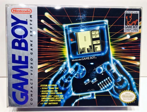 Box Protector for Game Boy Color Console (Blue / Gray Style Box)