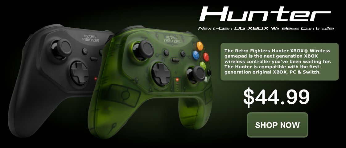 Hunter 2.4Ghz Wireless Controller for Xbox - Retro Fighters - Stone Age  Gamer