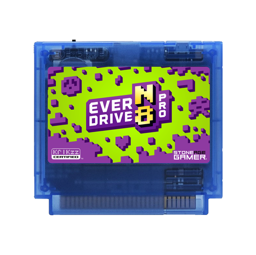 EverDrive-N8 Pro (Corrupted - Blue) [Famicom] - Stone Age Gamer