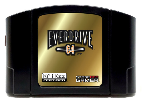 EverDrive64 X7 (Black Gold) - Stone Age Gamer