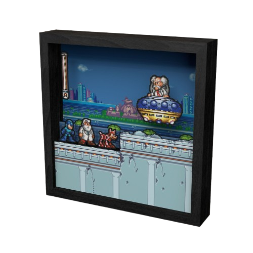 PixelFrames ピクセルフレーム ロックマン7 シャドウボックス PF-CP-108_03-removebg-