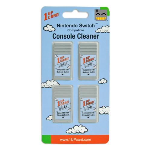 Console Cleaning Cartridge for Nintendo Switch (4 Pack) - 1UPcard