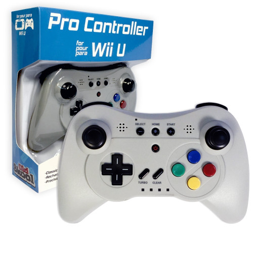 NEXiLUX Wii U Wireless 3-in-1 Classic Pro Controller Gamepad  White Wiiu Nintendo Wii U