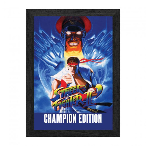 Street Fighter II: Champion Edition Framed Lenticular Poster