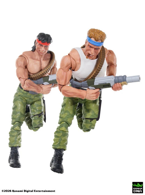 Contra (Arcade) - Bill Rizer + Lance Bean MAXIMUM PAYLOAD 1/12 Scale Signature Series Action Figure Set (Limited Edition)
