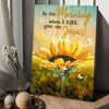 In The Morning When I Rise Give Me Jesus, Jesus Poster, Butterfly Sunflower Poster and Canvas