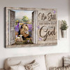 Lion And Lamb, Be Still And Know That I Am God, God Cross Poster and Canvas