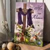 God Cross, He Is Risen, God Cross, Bunny Poster Poster and Canvas