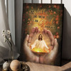 God Poster, Be Still And Know That I Am God, Jesus Poster Poster and Canvas