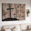 With God All Things Are Possible, God Cross, Poster Decor Poster and Canvas
