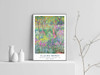 Claude Monet, The Artist’s Garden At Giverny 1900, Paris France Poster and Canvas