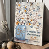 God Is Within Her, She Will Not Ball, Poster Decor Poster and Canvas