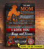 Custom Firefighter Poster, To My Mom So Much Of Me Is Made From What I Learn From You I May Have Outgrown Poster and Canvas