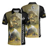 Carp Fishing Custom Name AOP Polo Shirt Dad Fishing Lover