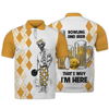 Custom Name Bowling And Beer 3D Polo Shirt Personalized Polo Shirt