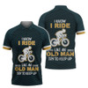 I Rise Like An Old Man Polo Shirt Essensial Polo Shirt For Cyclist