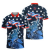 Custom Cycling Polo Shirt For Independence Day Outfit For Cycling