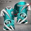 Custom Billiards Multicolor Options Blade Of Glory Personalized Name, Team Name 3D Polo Shirt