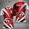 Custom Billiards Multicolor Options Blade Of Glory Personalized Name, Team Name 3D Polo Shirt