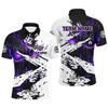 Personalized Lightning Skull Multicolor Billiard Shirts For Men Custom Billiard Jerseys Grunge Style