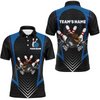 Custom Funny Bowling Cowboy Multicolor Option Customized Name 3D Shirt, Gift for Bowling Lovers