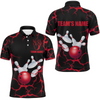 Custom American Bowling Thunder Multicolor Option Customized Name 3D Shirt, Gift for Bowler