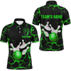 Custom American Bowling Thunder Multicolor Option Customized Name 3D Shirt, Gift for Bowler