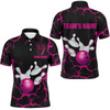 Custom American Bowling Thunder Multicolor Option Customized Name 3D Shirt, Gift for Bowler