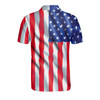 Custom 3D All Over Print American Flag Eagle Rip Cool Patriotic Polo Shirt