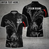 Custom Mechanic Dragon V8 Engine Custom Name Multi Color Printed 3D Polo Shirt