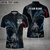 Custom Mechanic Dragon V8 Engine Custom Name Multi Color Printed 3D Polo Shirt