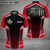 Personalized Colorful Mechanic Shirt Men 3D Polo Shirt For Mechanic Team Uniform