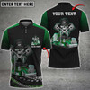 Custom Coolspod Skull Trucking Personalized Name 3D Polo Shirt For Truck Driver 4 Colors