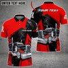 Customized Name Truck Smoke Multicolor Option 3D Polo Shirt, Perfect Gift for Truck Driver