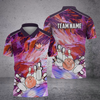 Personalized Coolspod Bowling And Pins Art Of Painting Multicolor Customized Name 3D Polo Shirt