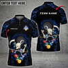 Personalized Name Team Skull Billiard 8 Balls Multicolor Option, Skull Billiard Polo Shirt