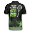 Custom Tennis I’m Not Retired Playing Tennis Is Hard Work Customized Name All Over Printed 3D Polo Shirt