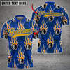 Custom Billiards Ball 8 Shower Multicolor Options Personalized Name 3D Polo Shirt, Billiard Fire Shirt