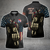 Custom 8 Balls Shut Up And Shoot Billiard Customized 3D Polo Shirt For Kelly Gossman, Idea Gift for Billiards Lovers