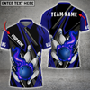 Custom Bowling And Pins Speed Fire Multicolor Option Customized Name 3D Shirt, Idea Gift for Bowler