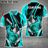 Custom Bowling And Pins Speed Fire Multicolor Option Customized Name 3D Shirt, Idea Gift for Bowler