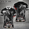 Custom Alpha Wolf Bowling And Pins Multicolor Customized Name 3D Shirt, Gift for Bowler