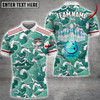 Custom Tsunami Bowling And Pins Customized Name 3D Shirt, Gift for Bowler