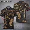 Custom Polynesian Pattern Multi Color Bowling And Pins Multicolor Option Customized Name 3D Polo Shirt