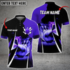 Personalized Bowling And Pins Heavenly Pyro Multicolor Option Customized Name 3D Polo Shirt for Bowler