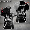 Personalized Bowling And Pins Heavenly Pyro Multicolor Option Customized Name 3D Polo Shirt for Bowler