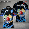 Custom Coolspod Bingo Breath Of Thunder Multicolor Option Customized Name 3D Polo Shirt, Idea Gift for Bowling Lover